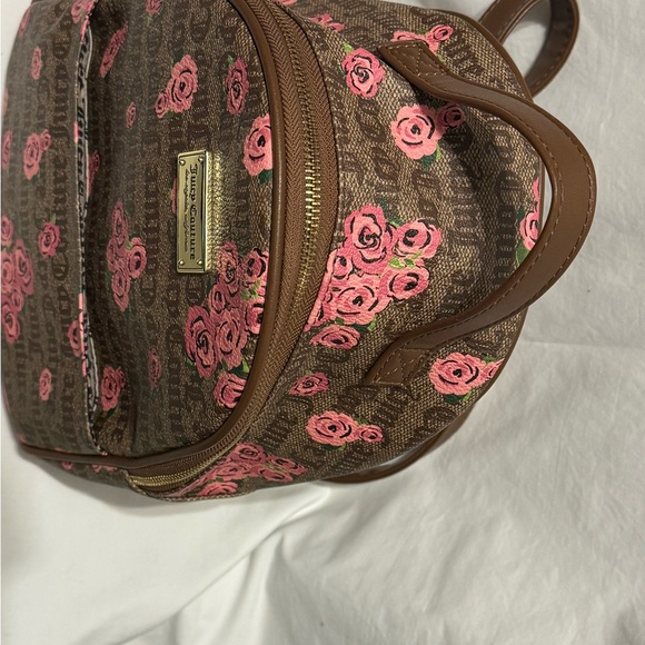 Juicy Couture Floral Backpack in Brown and Pink main image 7